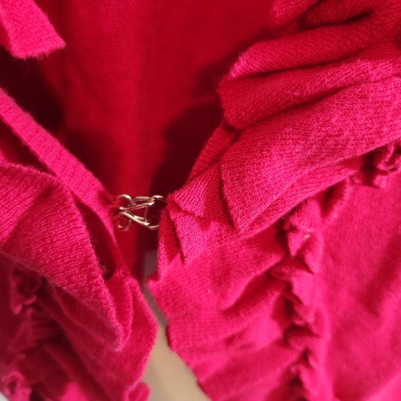 Anthropologie Tabitha Ruffled Cardigan Sweater - Picture 3 of 7